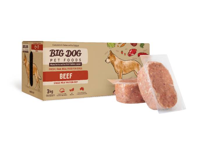 犬用生食 BIGDOG ビーフ 3kg｜ドックフードの通販・帝塚山ハウンドカム