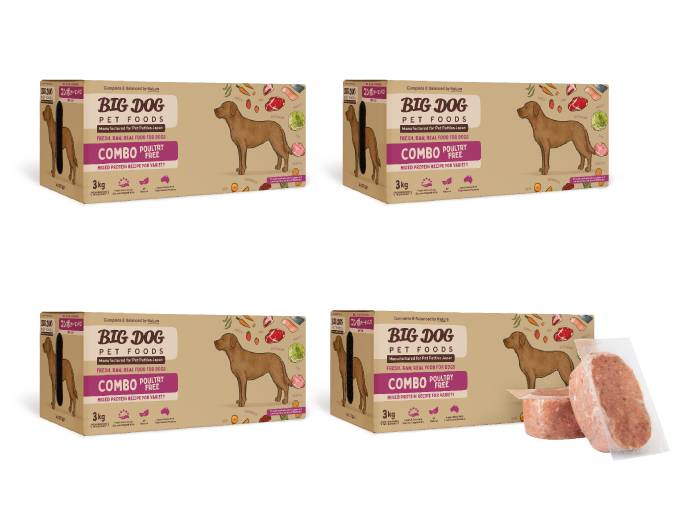 犬用生食 BIGDOG コンボ（サーモン入り） 3kg｜ドックフードの通販