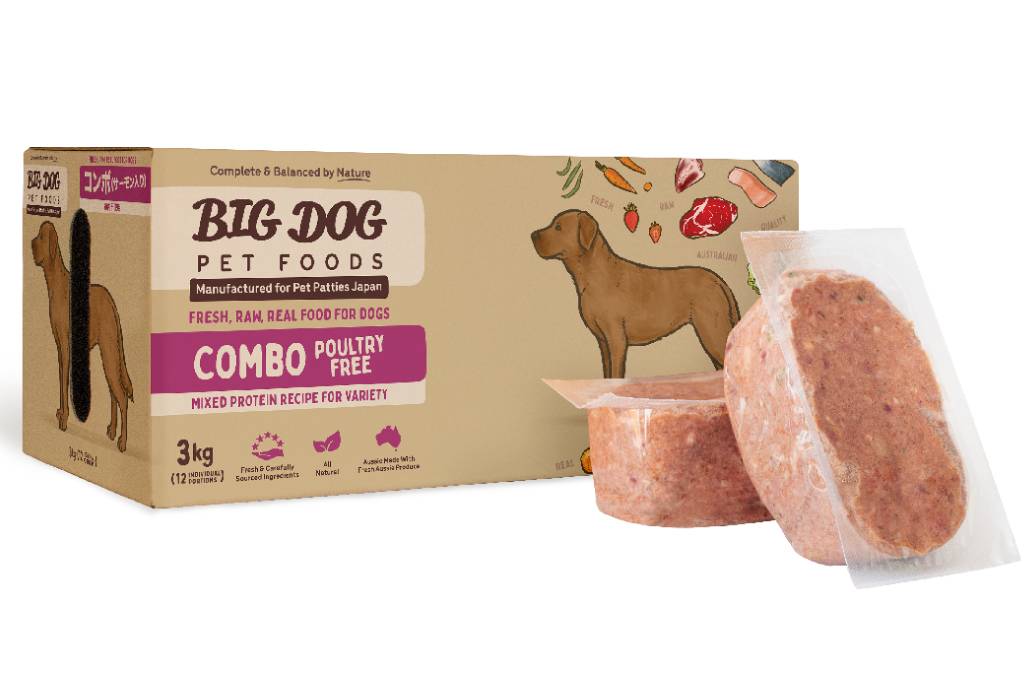 【大幅値下げ❗️】ドッグフード(3kg×2袋) 犬用生食 BIGDOG コンボ（サーモン入り） 3kg｜ドックフードの通販