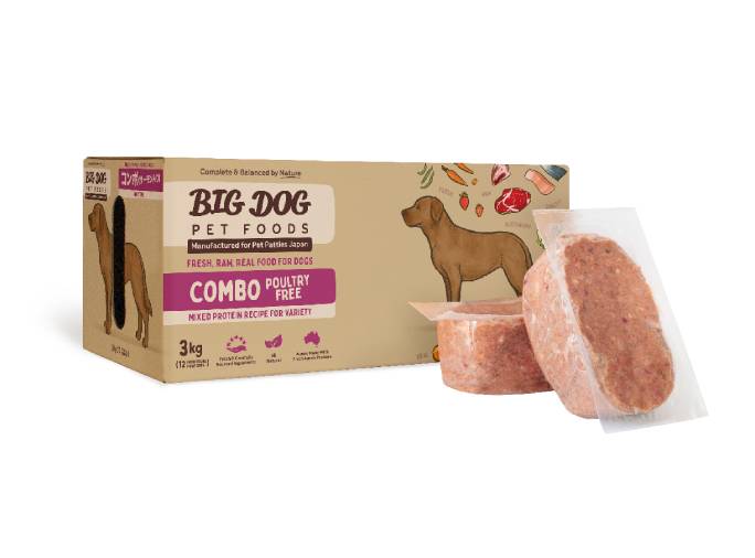 犬用生食 BIGDOG コンボ（サーモン入り） 3kg｜ドックフードの通販