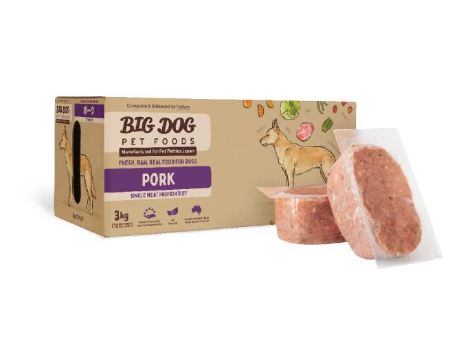 犬用生食 BIGDOG ポーク 3kg｜ドックフードの通販・帝塚山ハウンドカム