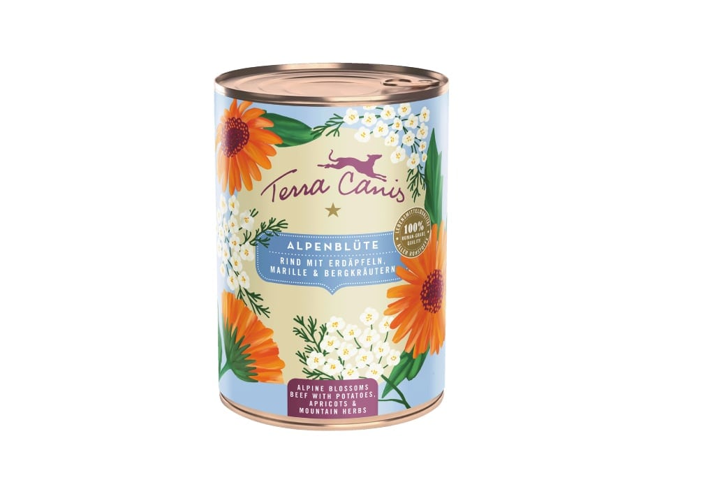 テラカニス フラワーメニュー アルプスフラワー 400g 成犬用一般食