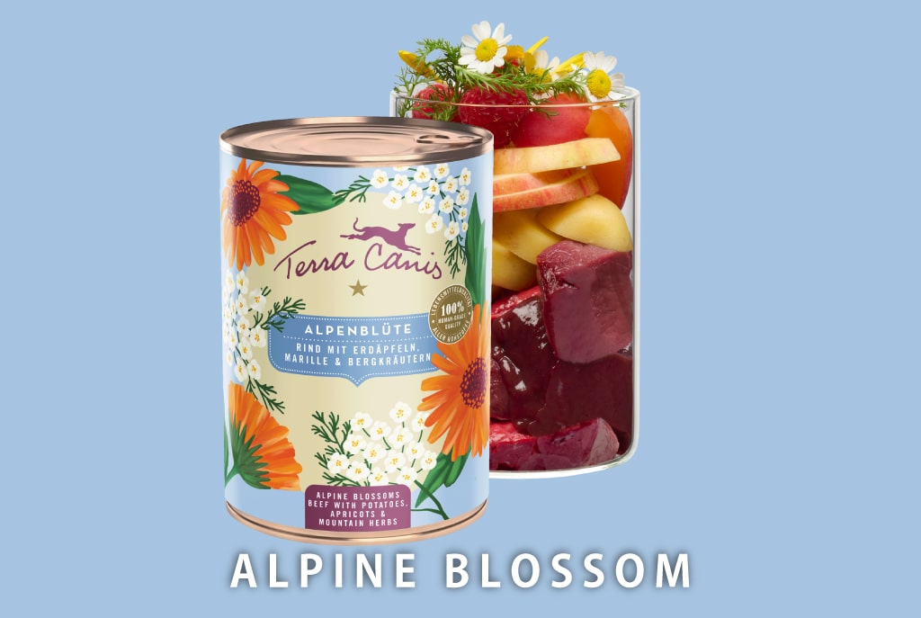 テラカニス フラワーメニュー アルプスフラワー 400g 成犬用一般食