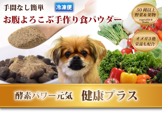 犬用 野菜 酵素パワー元気 発酵野菜パウダー ドッグフードの通販 帝塚山ハウンドカム