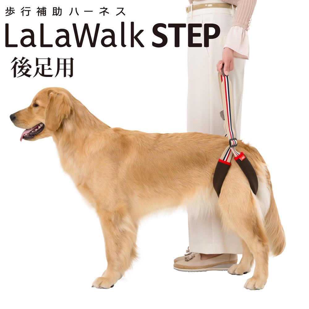 犬用歩行補助ハーネス LaLaWalk 大型犬用 スカーレットメッシュ