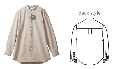 オニベジポプリンシャツ長袖[男女兼用][住商モンブラン製品] OV2503