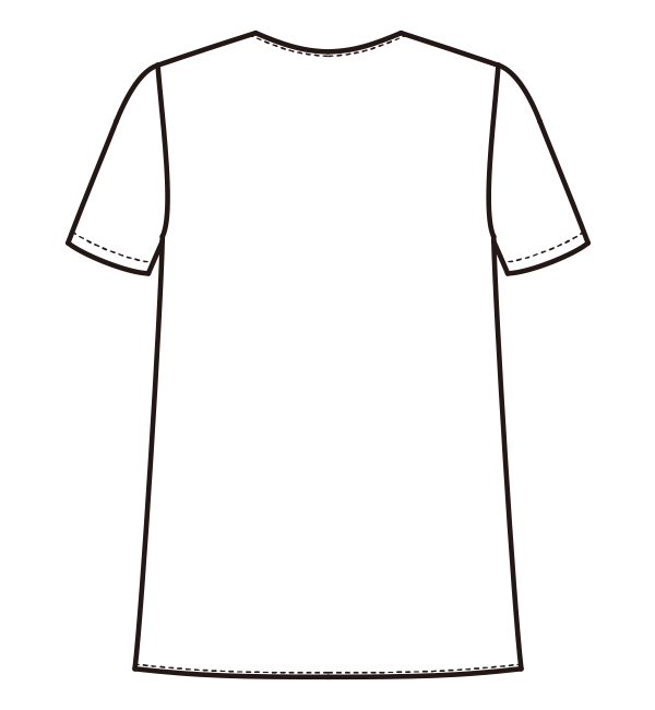 FR-0022 バックスタイルイラスト