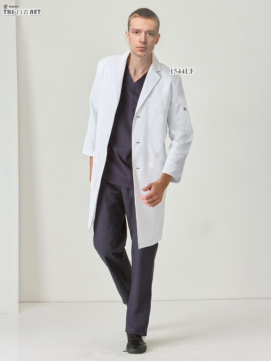 ディッキーズメンズ白衣コート長袖[フォーク製品] 1544LF｜THS-白衣