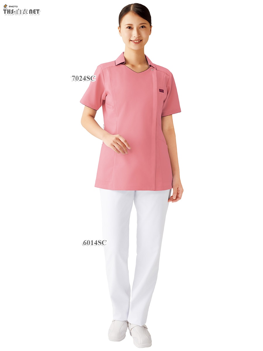 レディスパンツ[フォーク製品] 6014SC｜THS-白衣通販・販売