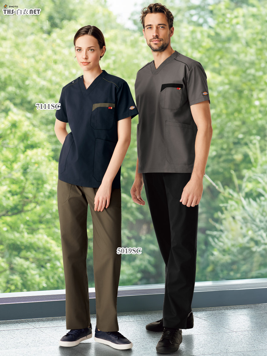ディッキーズストレートパンツ(男女兼用)[フォーク製品] 5019SC｜THS