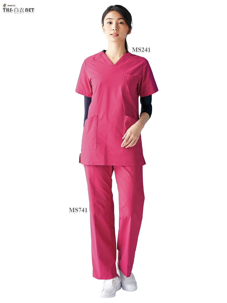 男女兼用パンツ(ノータック・総ゴム)[住商モンブラン製品] MS741-33