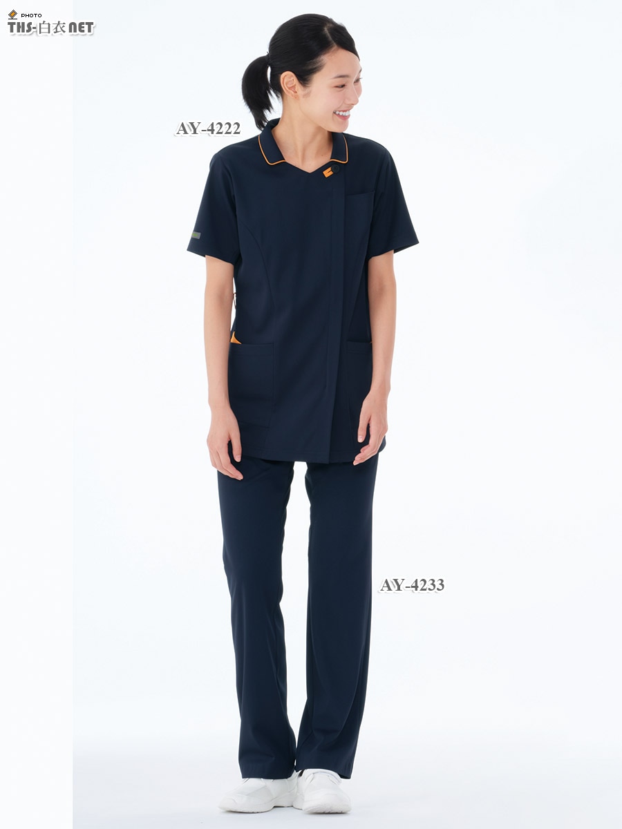 女子チュニック半袖[ナガイレーベン製品] AY-4222｜THS-白衣通販・販売