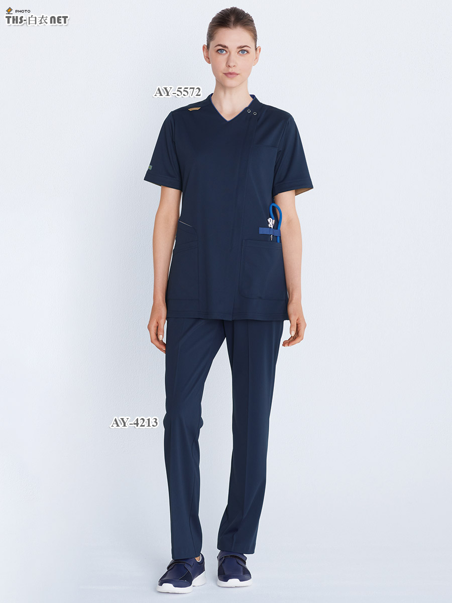 男女兼用スクラブ半袖[ナガイレーベン製品] AY-5572｜THS-白衣通販・販売