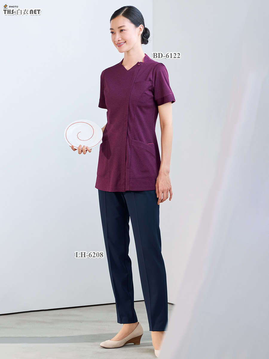 女子チュニック半袖[ナガイレーベン製品] BD-6122｜THS-白衣通販・販売