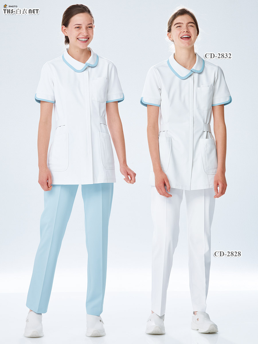 キャリアル女子上衣半袖[ナガイレーベン製品] CD-2832｜THS-白衣通販・販売