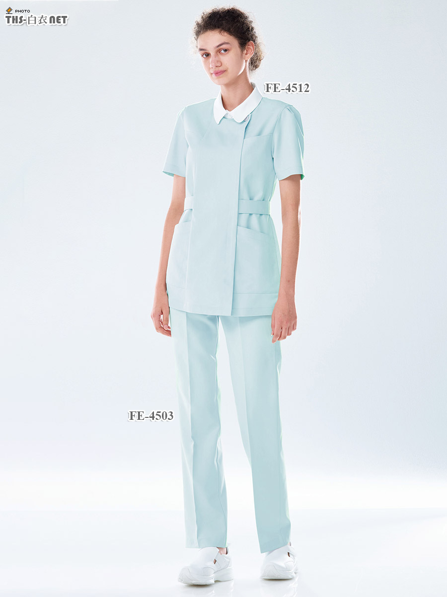 フェルネ女子チュニック半袖[ナガイレーベン製品] FE-4512｜THS-白衣