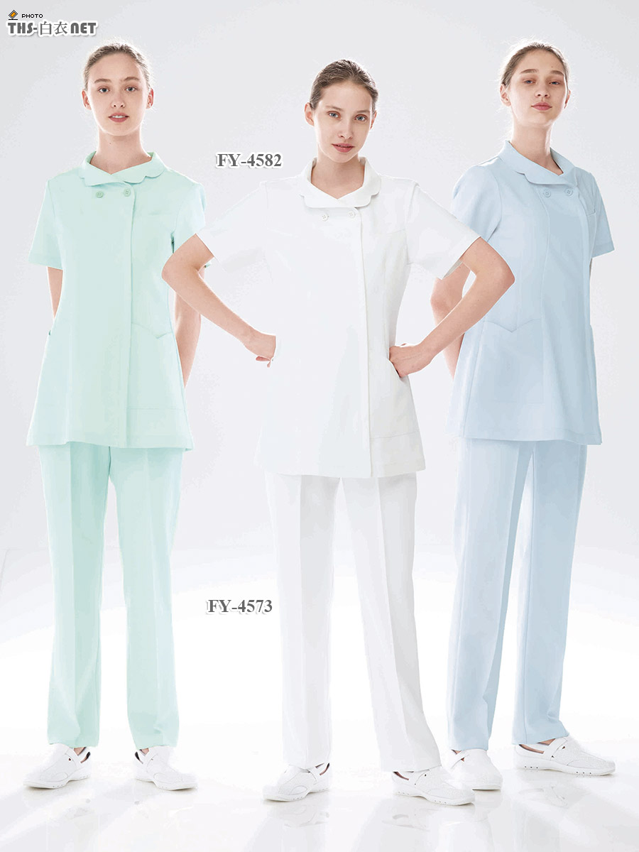 ナガイレーベン FY-4582 チュニック 看護衣 上衣 レディース 女性用 白衣 医療 看護
