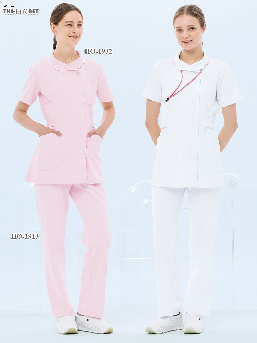 ホスパースタット女子上衣半袖[ナガイレーベン製品] HO-1932｜THS-白衣