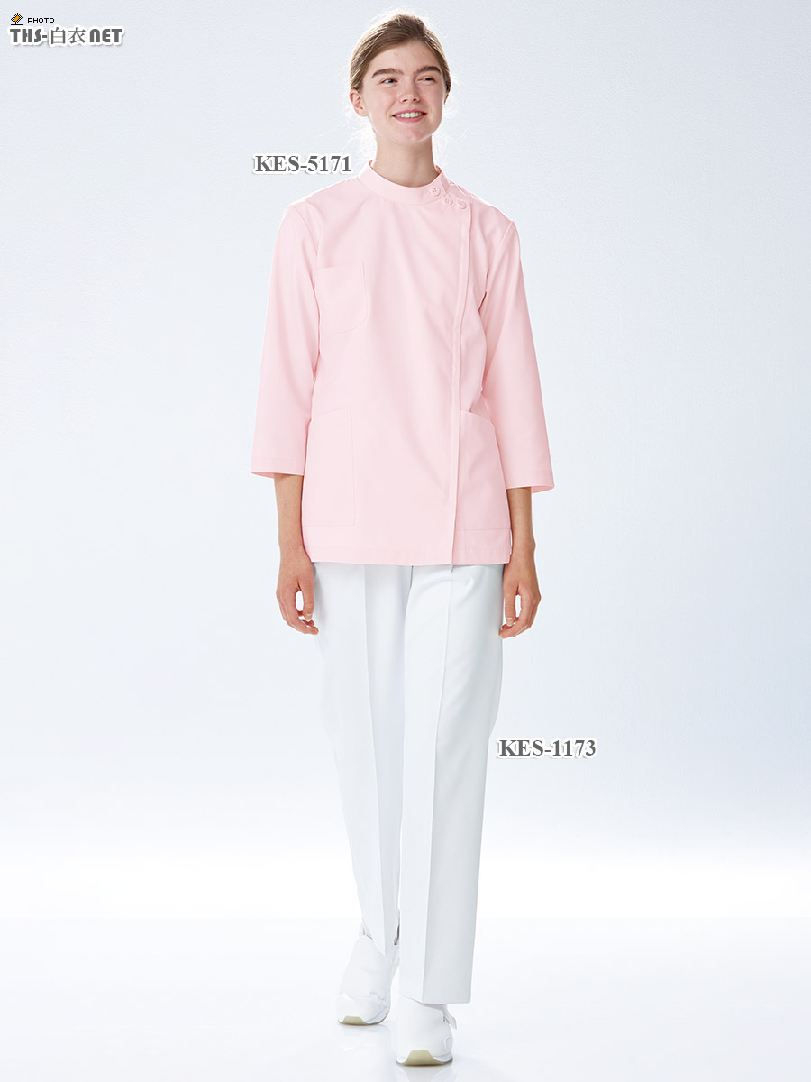 ケックスター女子横掛八分袖[ナガイレーベン製品] KES-5171｜THS-白衣