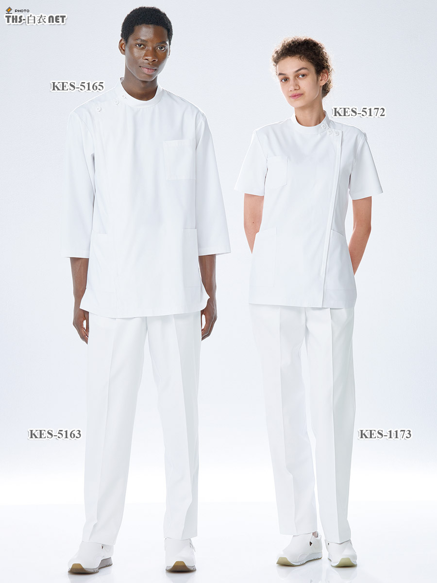 ケックスター女子横掛半袖[ナガイレーベン製品] KES-5172｜THS-白衣