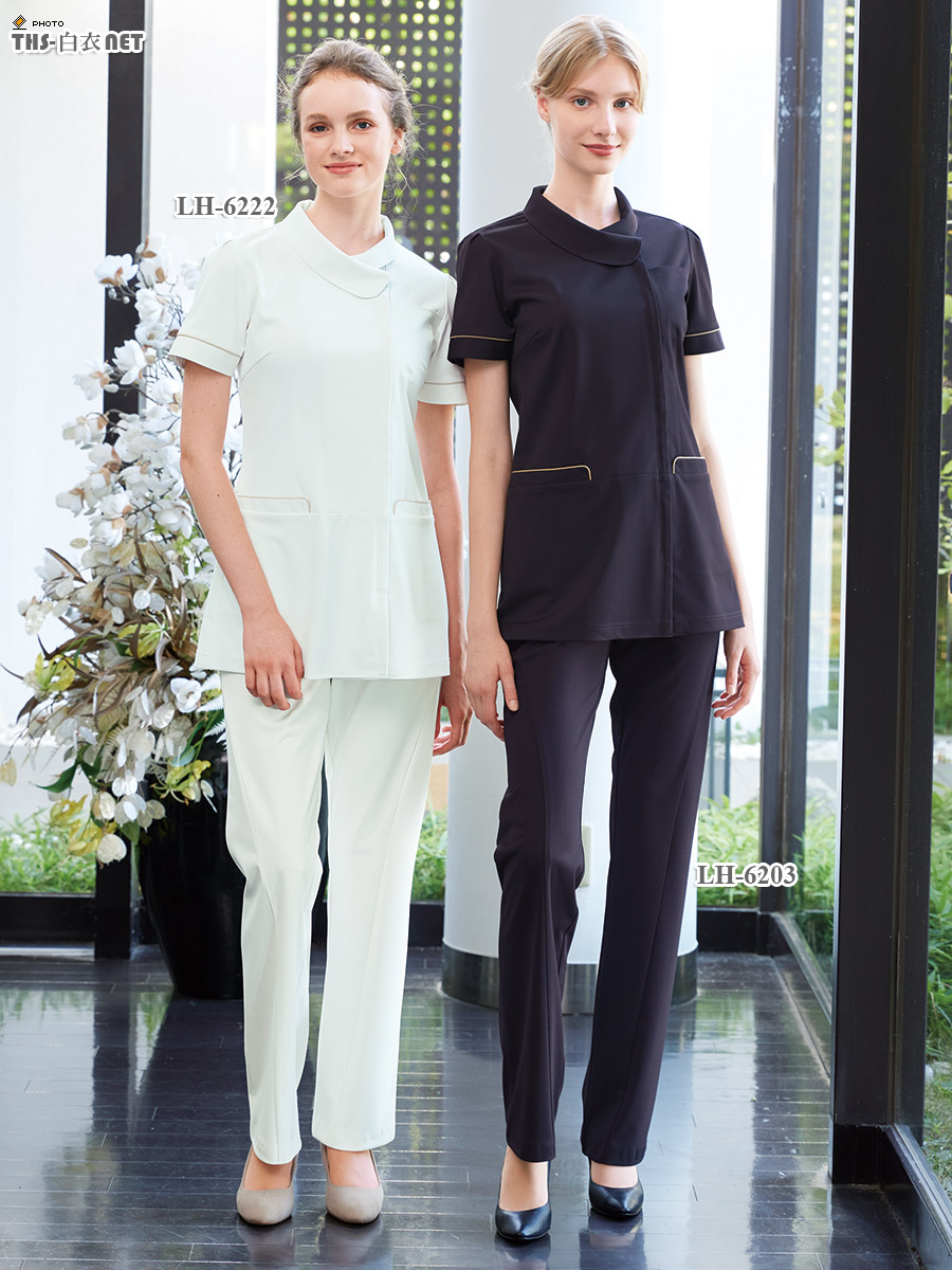 女子チュニック半袖[ナガイレーベン製品] LH-6222｜THS-白衣通販・販売