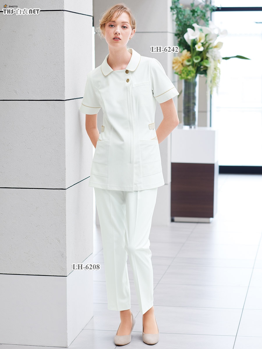 女子チュニック半袖[ナガイレーベン製品] LH-6242｜THS-白衣通販・販売