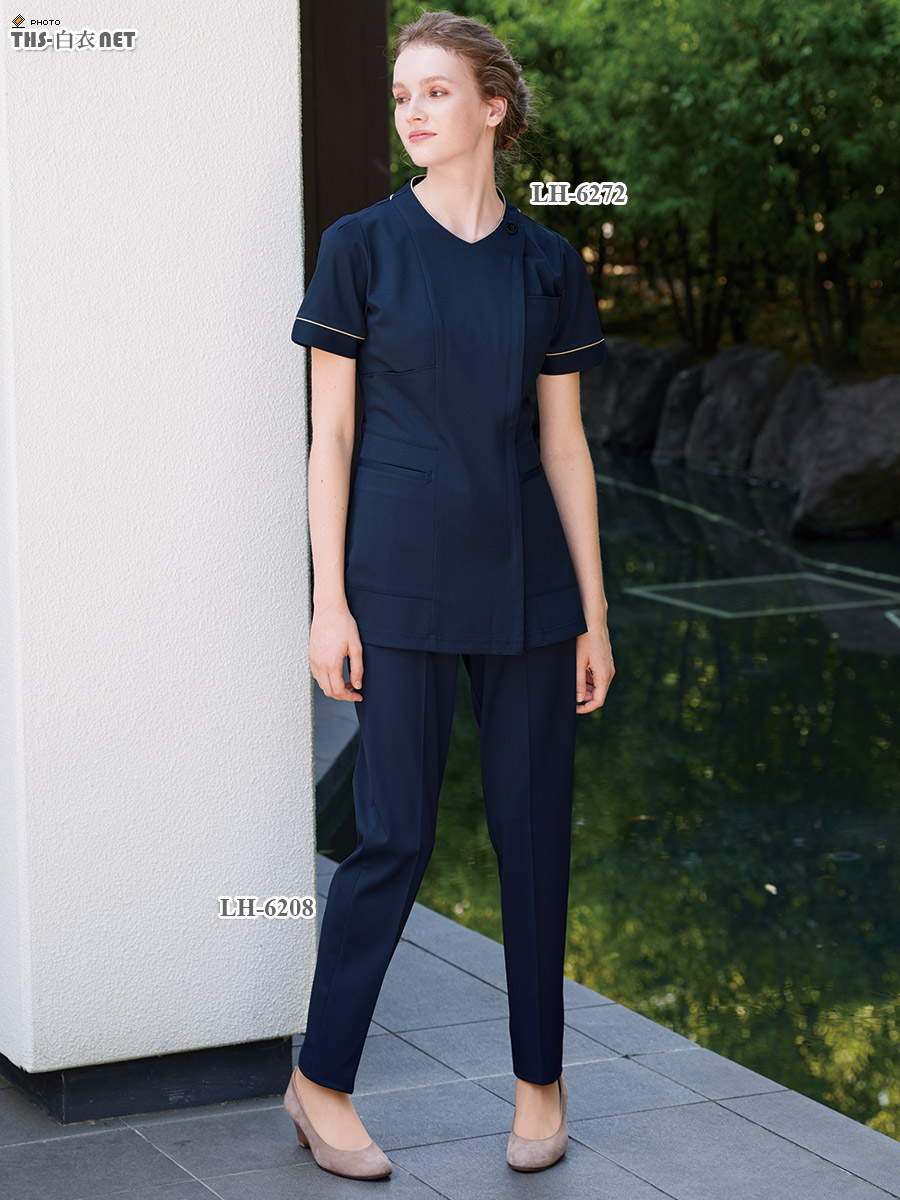 女子チュニック半袖[ナガイレーベン製品] LH-6272｜THS-白衣通販・販売