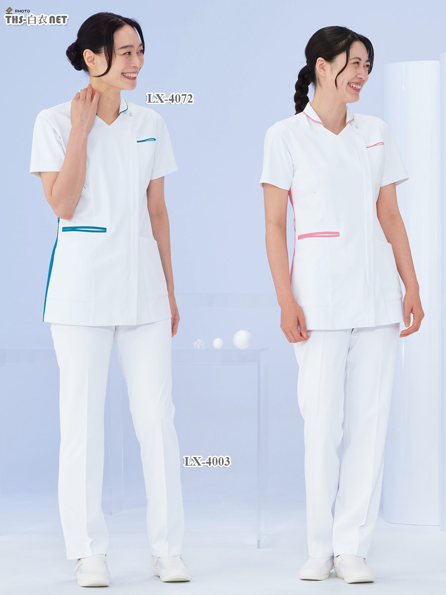 女子パンツ(脇ゴム)[ナガイレーベン製品] LX-4003｜THS-白衣通販・販売