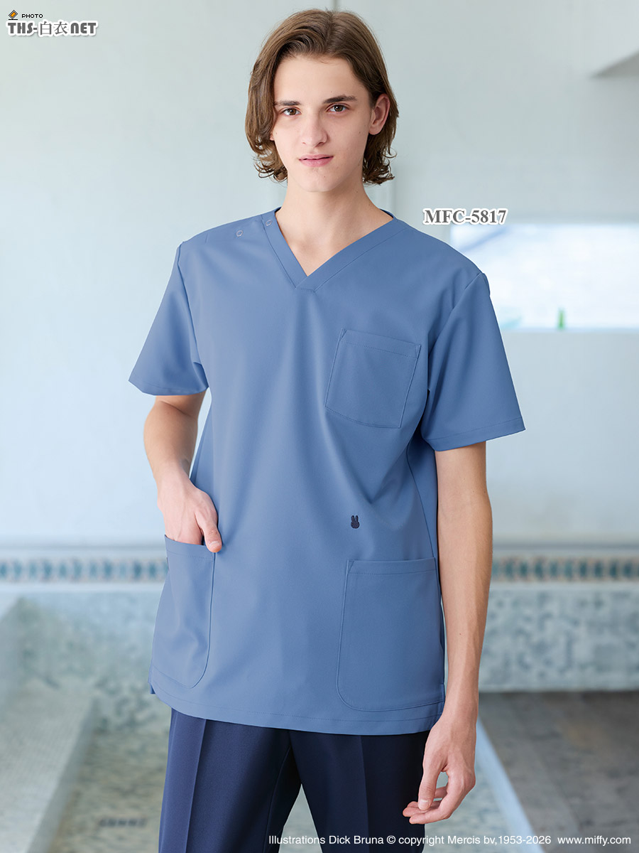 ミッフィーシリーズ男女兼用スクラブ半袖[ナガイレーベン製品] MFC