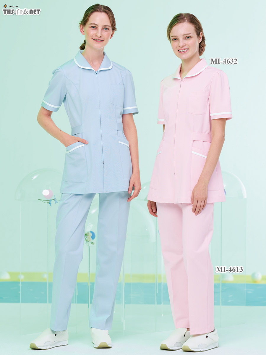 ミレリア女子チュニック半袖[ナガイレーベン製品] MI-4632｜THS-白衣