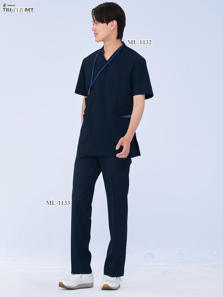 男子パンツ[ナガイレーベン製品] ML-1133｜THS-白衣通販・販売