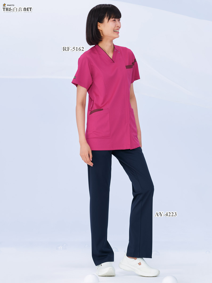 男女兼用スクラブ半袖[ナガイレーベン製品] RF-5162｜THS-白衣通販・販売