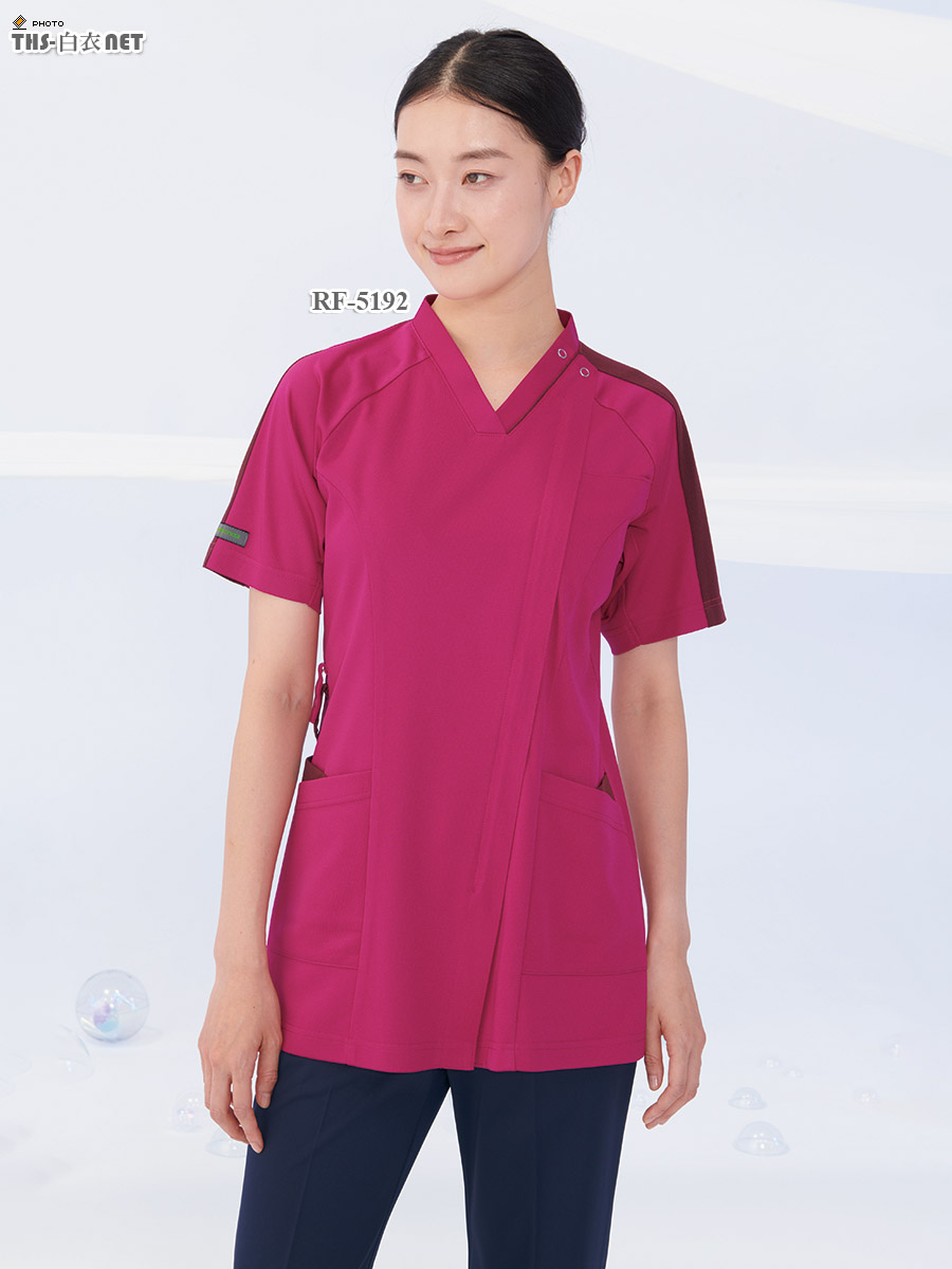 女子スクラブ半袖[ナガイレーベン製品] RF-5192｜THS-白衣通販・販売