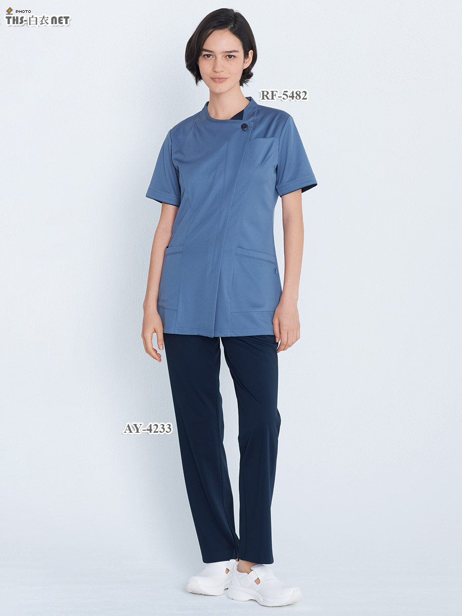 女子スクラブ半袖[ナガイレーベン製品] RF-5482｜THS-白衣通販・販売