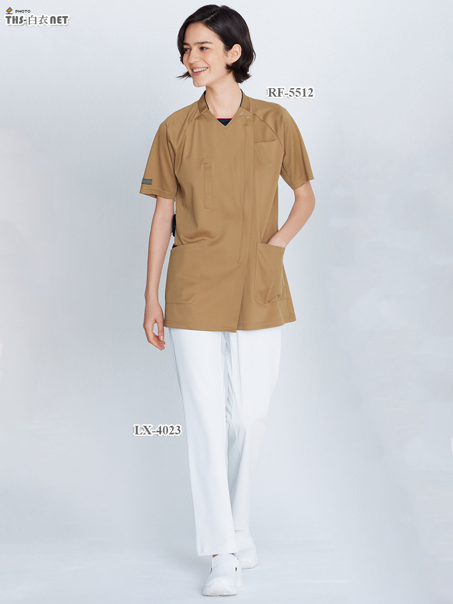 男女兼用スクラブ半袖[ナガイレーベン製品] RF-5512｜THS-白衣通販・販売