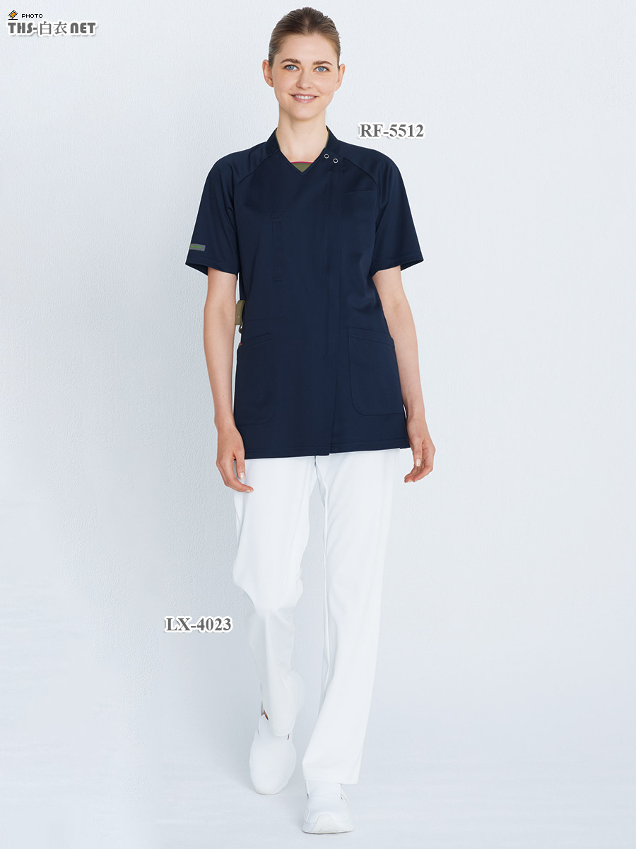 男女兼用スクラブ半袖[ナガイレーベン製品] RF-5512｜THS-白衣通販・販売