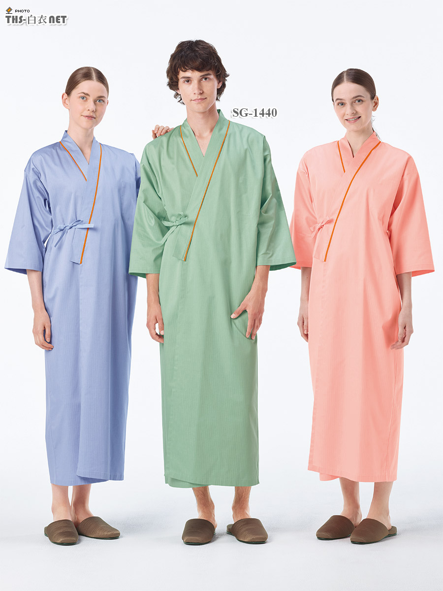 ヘルスヘルパー男女兼用患者衣ゆかた型[ナガイレーベン製品] SG-1440