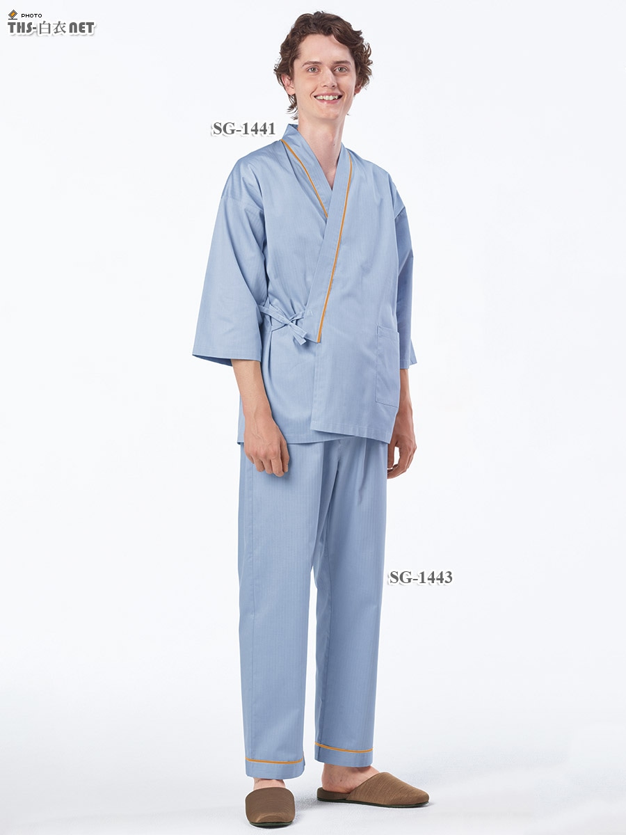 ヘルスヘルパー男女兼用患者衣甚平型上衣[ナガイレーベン製品] SG-1441