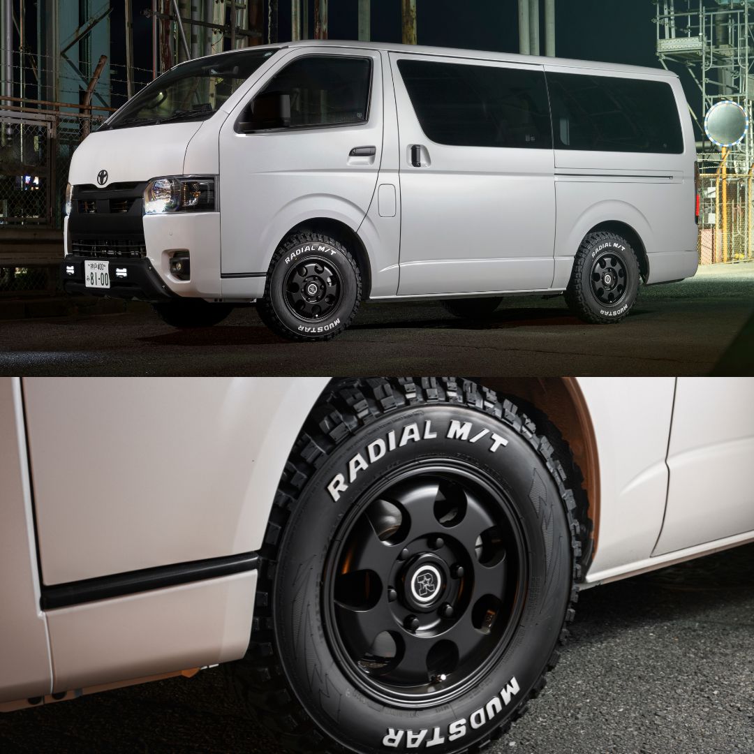15インチ スタッドレス ハイエース あえての15インチで魅せる”ハイエース”】
