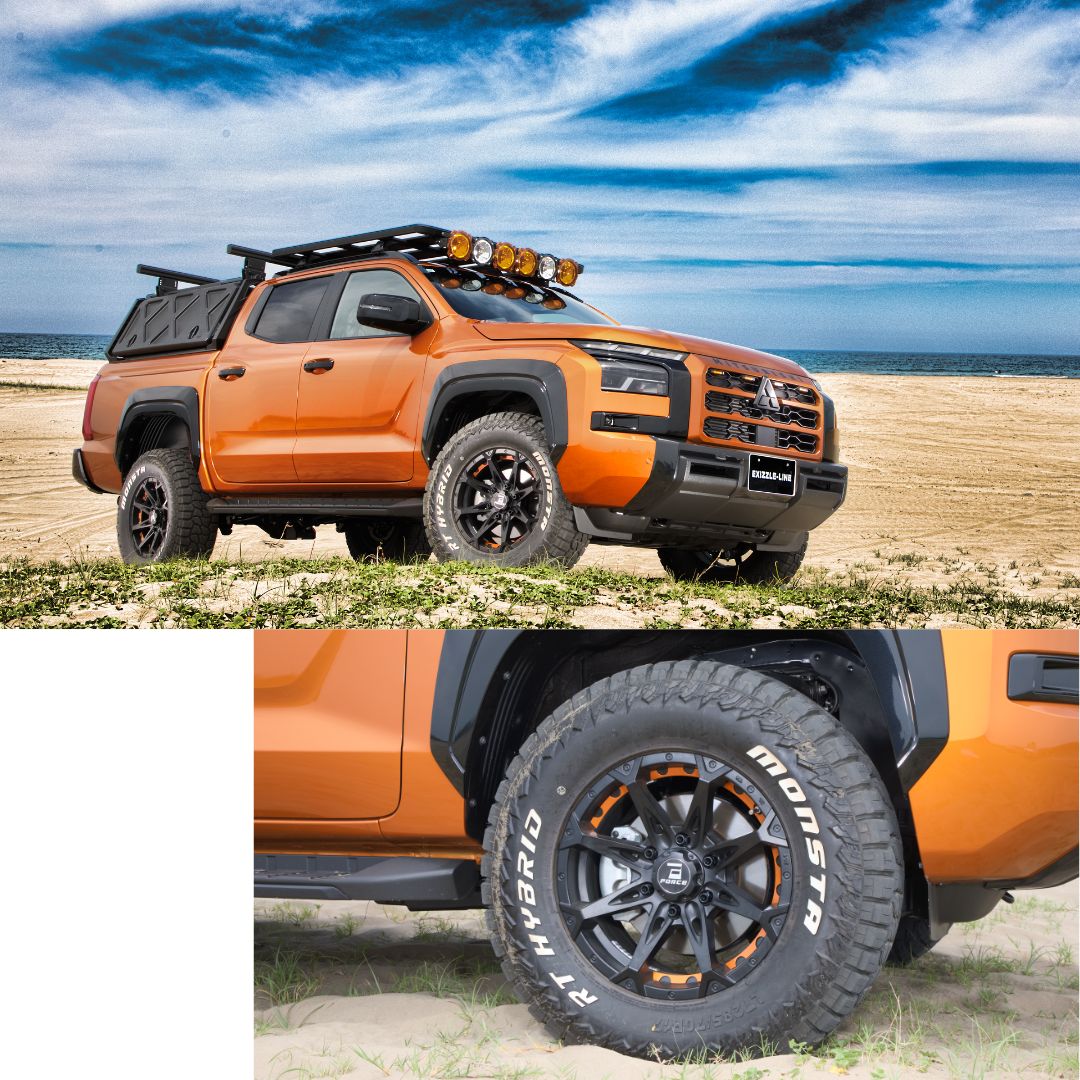 DUNLOP GRANDTREK AT 265/60R18 フォース デナリ FORCE DENALI 18x8.0J 6/139.7 +15 SBC スーパーブラックコート DUNLOP