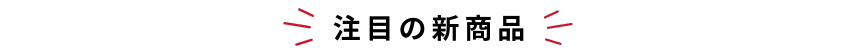 注目の新商品