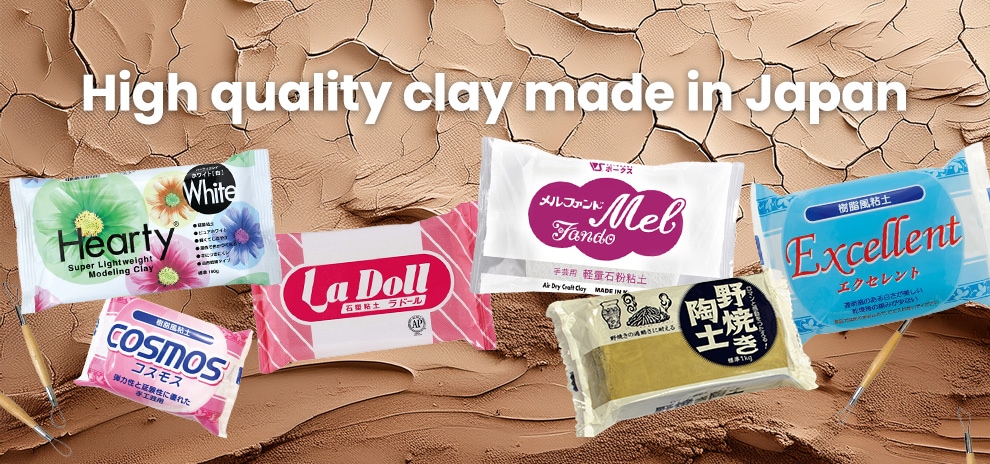 High quality clay made in Japan