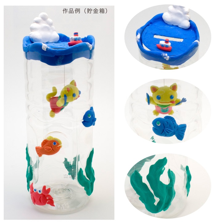 紙粘土 紙ねんどいろいろ ねんどでラララ(カラフルかみねんど5色セット