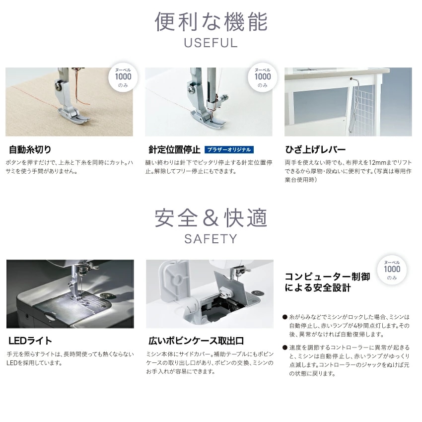 ブラザー ミシン 職業用ミシン brother 太糸ガイド ヌーベル1000 | 5月 ブラザー ミシン 職業用ミシン brother 太糸ガイド ヌーベル1000 | 5月