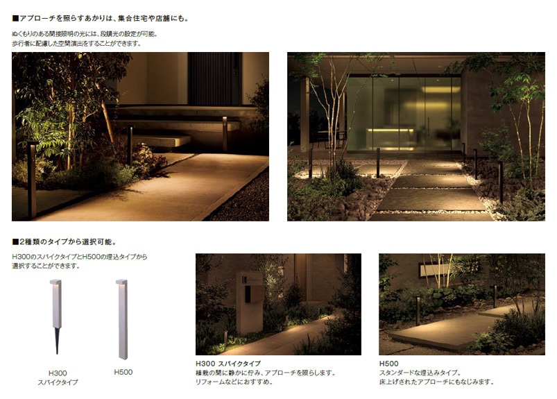 新製品】【LIXIL美彩12V照明】インダイレクトポールライトH500（埋込