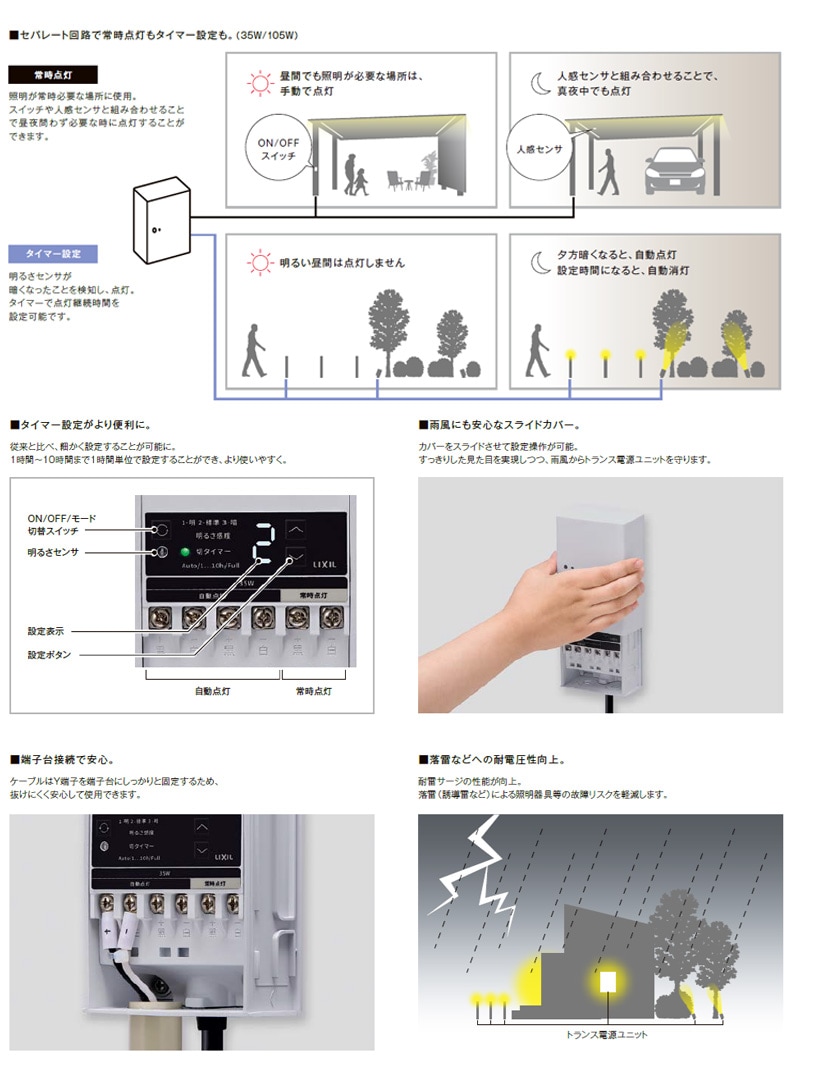 欠品中・次回2026年6月下旬入荷】【LIXIL美彩12V照明オプション】壁付