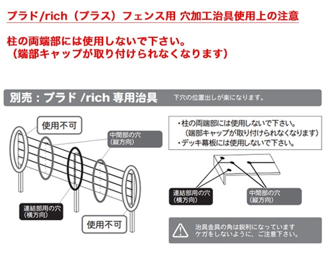 プラド/rcih 穴加工治具】プラド/rich 用Φ7.0 ドリル刃付（1 個入）品番：G30HLC008【プラドrich PLAD RICH用  プラドリッチ用 グローベン株式会社製】｜総合エクステリア専門店 東京ガーデニングスタイル