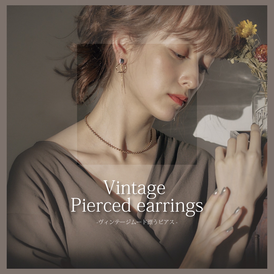 Vintage Pierced earrings