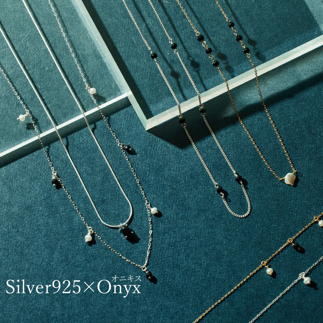 Silver925 x Onyx