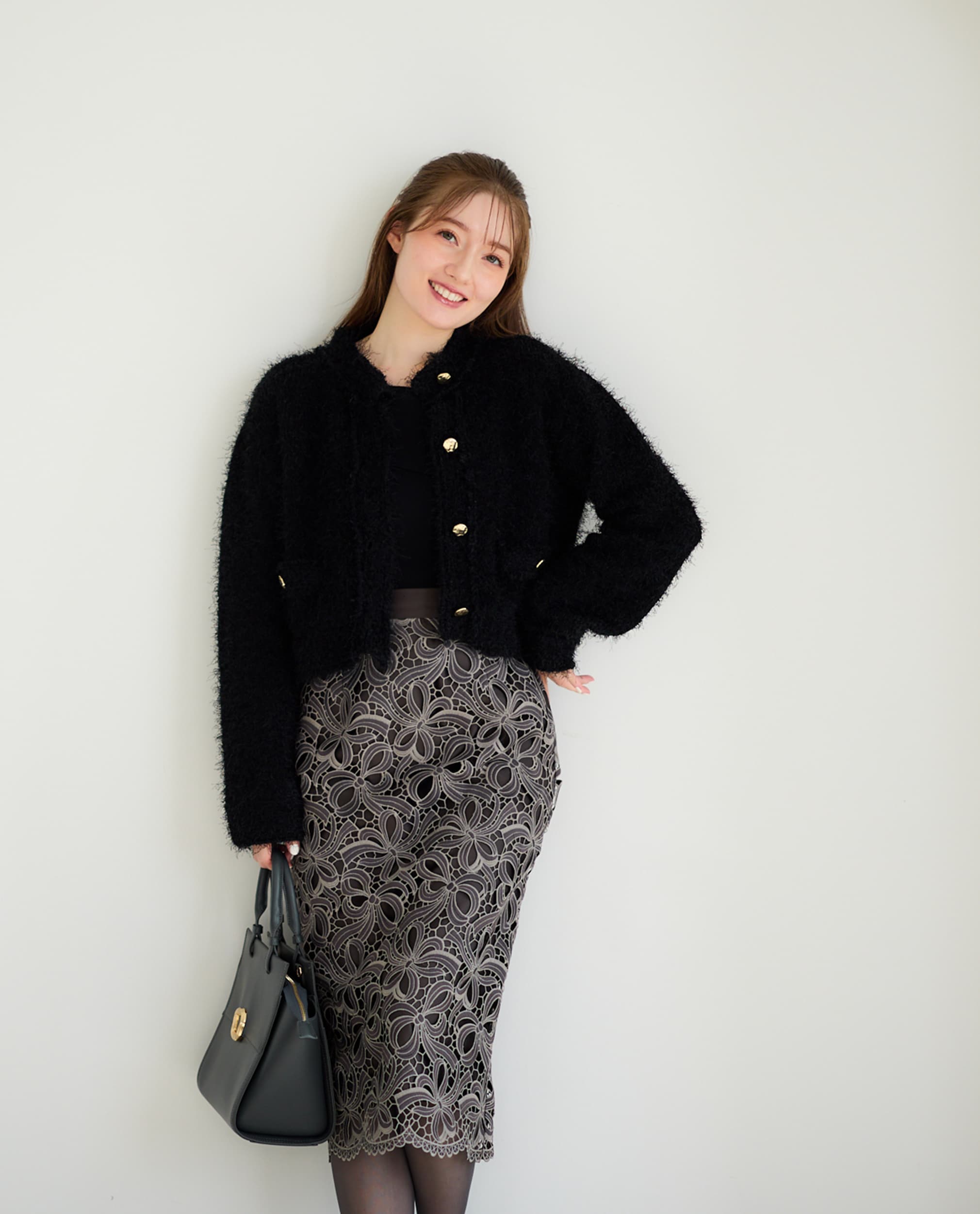 レディース服6点まとめ売り 〇ハーフZIPニットセットワンピ/MAJESTIC LEGON(マジェスティック